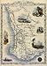 1800'S WESTERN AUSTRALIA SWAN RIVER ABORIGINES MOUNT ELIZA MAP SMALL VINTAGE POSTER R...
