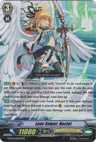Cardfight!! Vanguard TCG - Love Sniper, Nociel (G-FC02/027EN) - Fighter's Collection 2015 Winter
