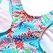 ALove Big Girl's Coral Prints One Piece Swimsuit Racerback