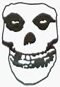 The Misfits Crimson Ghost Skull Embroidered Iron On or Sew On Patch PUNK!