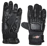 UFD Full Finger XL Leather Paintball Gloves Glove