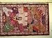 Vintage Patchwork Quilt Glamorous India Beaded Sari Tapestry Wall Hanging Throw