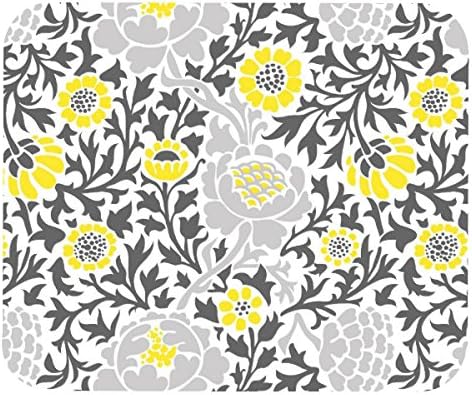 FreeMinds 9.25 x 7.75inch Custom Mouse Pads Retro Floral Damask Mouse Pad