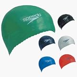 Speedo Latex Swimming Cap (Size: Adult) (Colour: Black )