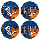 Kansas Jayhawks - NCAA 4 Pack Round Ceramic Coasters