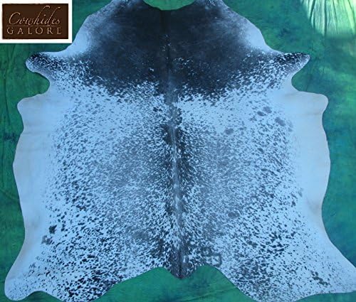 Grey & White Brazilian Cowhide Rug