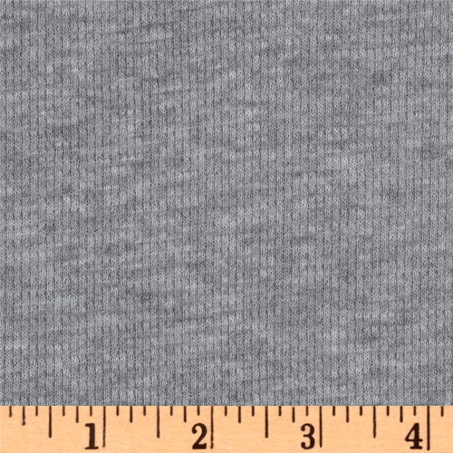56 Wide Thermal Knit Grey Fabric By The Yard