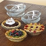 Libbey CRI56236 Glass Just Baking Pie 4.9 in., 10 Pieces