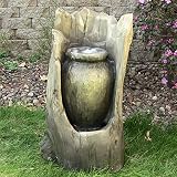 UPC 819804010074 product image for Stump Urn Fountain w/LED Light | upcitemdb.com