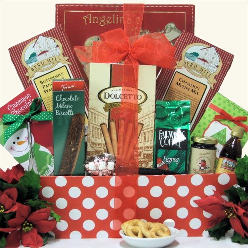 Great Arrivals Breakfast Holiday Christmas Gift Basket, Morning Wishes