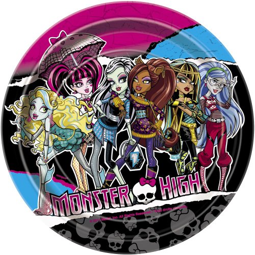 Monster High Dessert Plates, 8ct