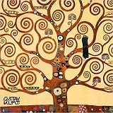Art Print, Tree Of Life (detail 1) by Gustav Klimt, Final Size: 19.5 in X 19.5 in.