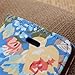 Iphone 5 Case, Shensee Fashion Flip Magnetic Wallet Floral Jacquard Leather Cover Case for Iphone 5c, Women Bag, Dirt-resistant, Anti-knock, Rhinestone Case, Compact, Elegant, Stylish, Card Slots for Carrying Id, Cash and Credit Cards (Blue)