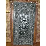 Antique-Carved-Panel-Hindu-God-Ganesha-Hand-Carved-Wood