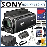 Sony HDRXR150 HDR-XR150 120GB High Definition HDD Handycam Camcorder + 8GB Deluxe Accessory Kit