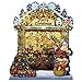 AOSTAR Colorful Holiday Gift Shop Lights & Melody Pop Up Christmas Greeting Card/Christmas Card, Black