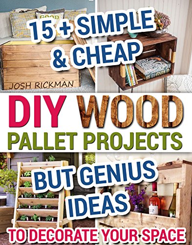 DIY Wood Pallet Projects. 15 + Simple & Cheap But Genius Ideas To Decorate Your Space: (DIY household hacks, DIY palette projects, DIY upcycle, pallete ... interior design, diy pallet furniture.)