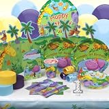 Jungle Buddies 1st Birthday Deluxe Party Kit (8 guests) Child