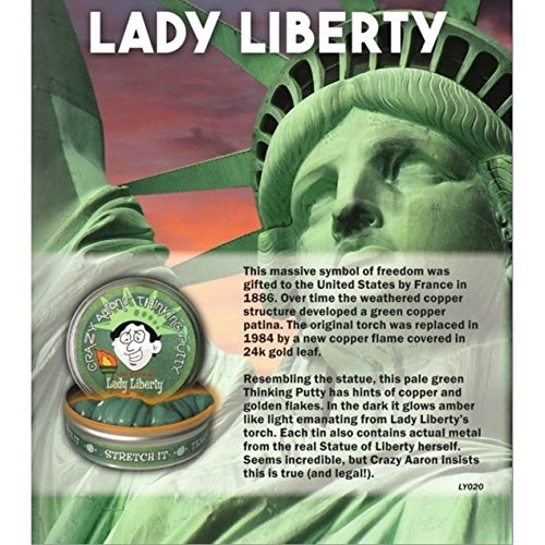 lady liberty thinking putty