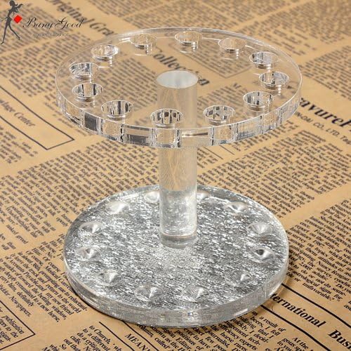 Nail Art Clear Acrylic Pen Display Rack Holder Makeup Brush Pen Display Holder Stand