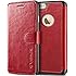 iPhone 6S Plus Case, Verus [Layered Dandy][Wine Red] - [Premium Leather Wallet][Slim Fit] For Apple iPhone 6 6S Plus 5.5