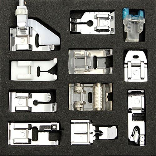 Ology(R)- 11pcs Universal Household Sewing Machine Presser Foot Feet For Brother Singer Janome