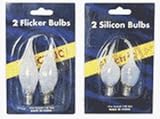 Gerson/Hong Kong 374940 2 pack Yellow Silicon Tipped Replacement Bulbs