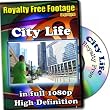 City Life - Royalty Free Video Footage High Definition Collection, Commercial License