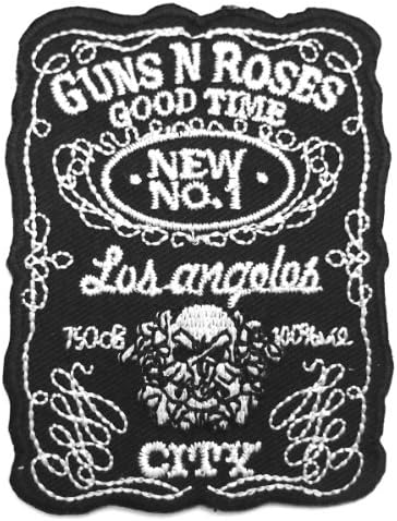 Guns N Roses Music Rock Music Band Motorcycle Embroidered Iron On Patches
