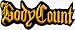 Body Count - Yellowish Logo on Black - Embroidered Iron On or Sew On Patch