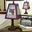 New York Rangers Memory Company Art Glass Table Lamp NHL Hockey Fan Shop Sports Team Merchandise