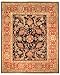 Safavieh Legacy Hand-knotted Hand-spun Wool Shri Rug Navy / Rust (8' x 10')