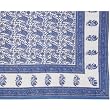 Flat Bed Sheet with Block Print on Cotton Queen Size (bshtd618)