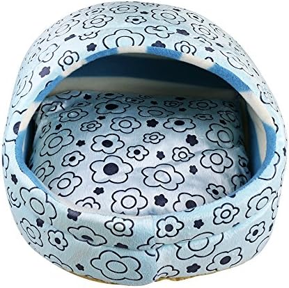Petsone® Fancy Shoe Design Cozy Pet House Puppy Bed for Cats and Small Dogs (Blue, M(14" x 13" x 10" ))