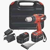 Black & Decker HPD18K-2 18-Volt Ni-Cad 3/8-Inch Cordless Drill/Driver Kit