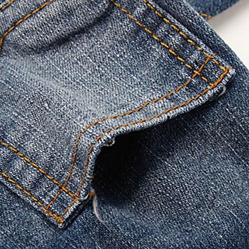 Puppy Show Denim Style Trousers for Dogs (XXL, Blue)