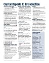 Crystal Reports XI Quick Reference Guide (Cheat Sheet of Instructions, Tips & Shortcuts - Laminated)