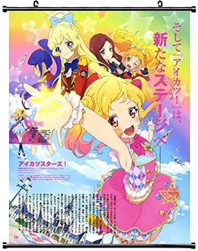 Mple Aikatsu Stars Heels Kasumi Yozora Kisaragi Tsubasa Nijino Yume Nikaidou Yuzu Seifuku Shiratori Hime Uniform Hanging Poster 20X26 inch by Enchantment