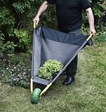 LIGHTWEIGHT, FOLDING WHEELBARROW (616) - LAYS FLAT FOR EASY STORAGE- REDUCED TO CLEAR.