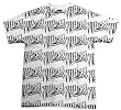 Killer Allover Mens White T-shirt by Famous Stars and Straps
