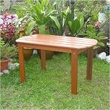Lakeside Coffee Table-20154T36-01-KD (Teak Stain) (18.13H x 35.38W x 18.38D)