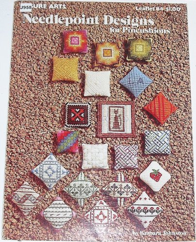 Leisure Arts Needlepoint Designs for Pincushions Leaflet 84