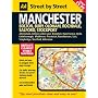 AA Street by Street Manchester: Bolton, Bury, Oldham, Rochdale, Salford, Stockport: Altrincham, Ashton-Under-Lyne, Bramhall, Hazel Grove, Hyde, Little: Midi