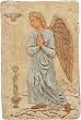 Archangel Gabriel of Mercy Praying Wall Relief, Color