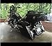 US Stock Moto Onfire Chopped Tour Pack Cushion Seat Backrest Pad for 2014-2022 Harley Touring Razor Chopped Tour-Pak Luggage