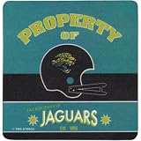 Jacksonville Jaguars Team Reflections "Property of Jacksonville Jaguars" Four Piece Foam Coaster Set