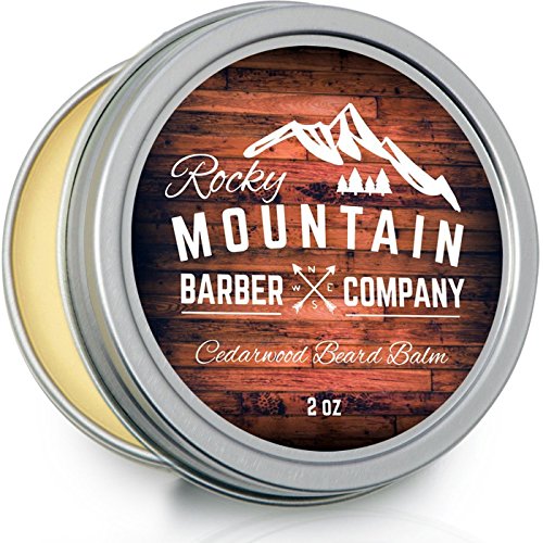 Beard balm - rocky mountain barber - 100% natural - pre…