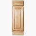 Sunnywood Prod. ARB12 Single Door and Single Drawer Oak Base Cabinet