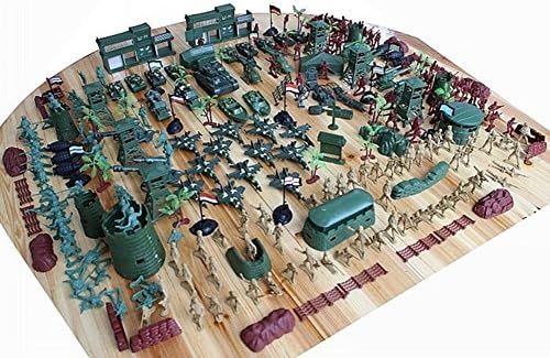 310pcs Set Toy Soldier World War II Military Base Army Boy Loves Sand Table Model Army Valentine's Gift
