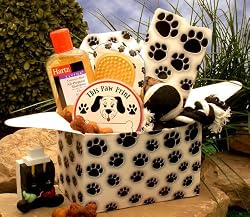 Paw Prints Doggie Care Package Gourmet Gift Basket